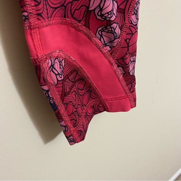 Lululemon Run Inspire Crop II Prisma Guava Lava Boom Juice Size 4 Leggings - Picture 8 of 12